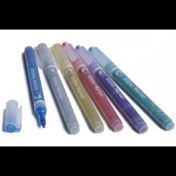 Sten tusch 6 stk. Med glimmer