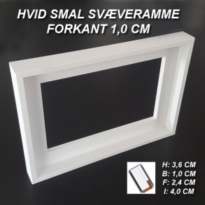 Svveramme Hvid - Smal