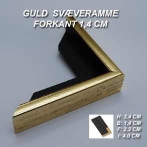 Svveramme Guld - Standart