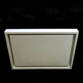 40x50 L�rred med hvid sv�veramme